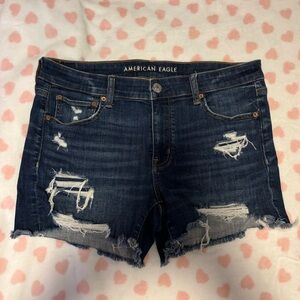 American Eagle Midi Denim Shorts